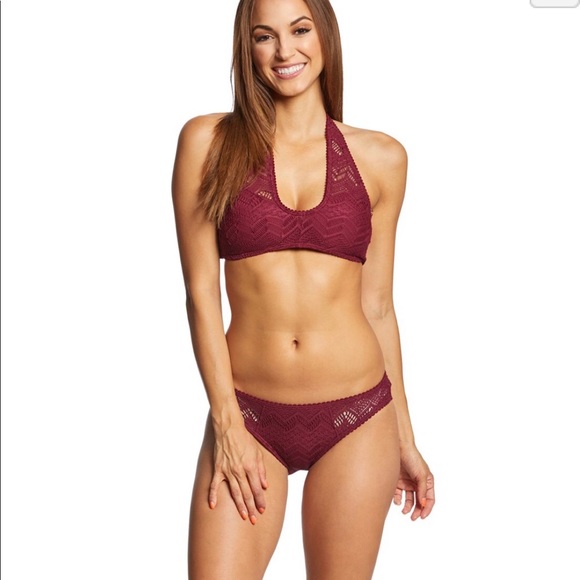 lace swim bottoms